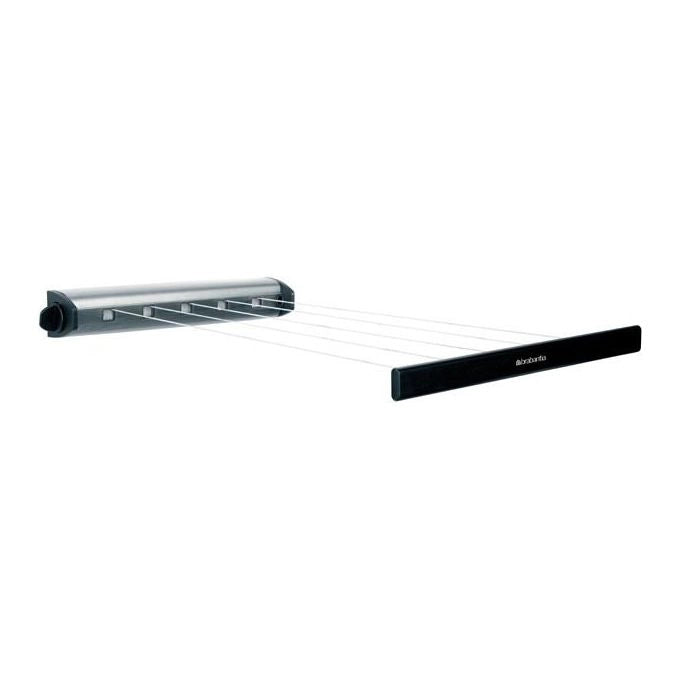 Brabantia Pull-Out Drying Lines Set, 2 pcs Wall-mountable rack Acciaio inossidabile