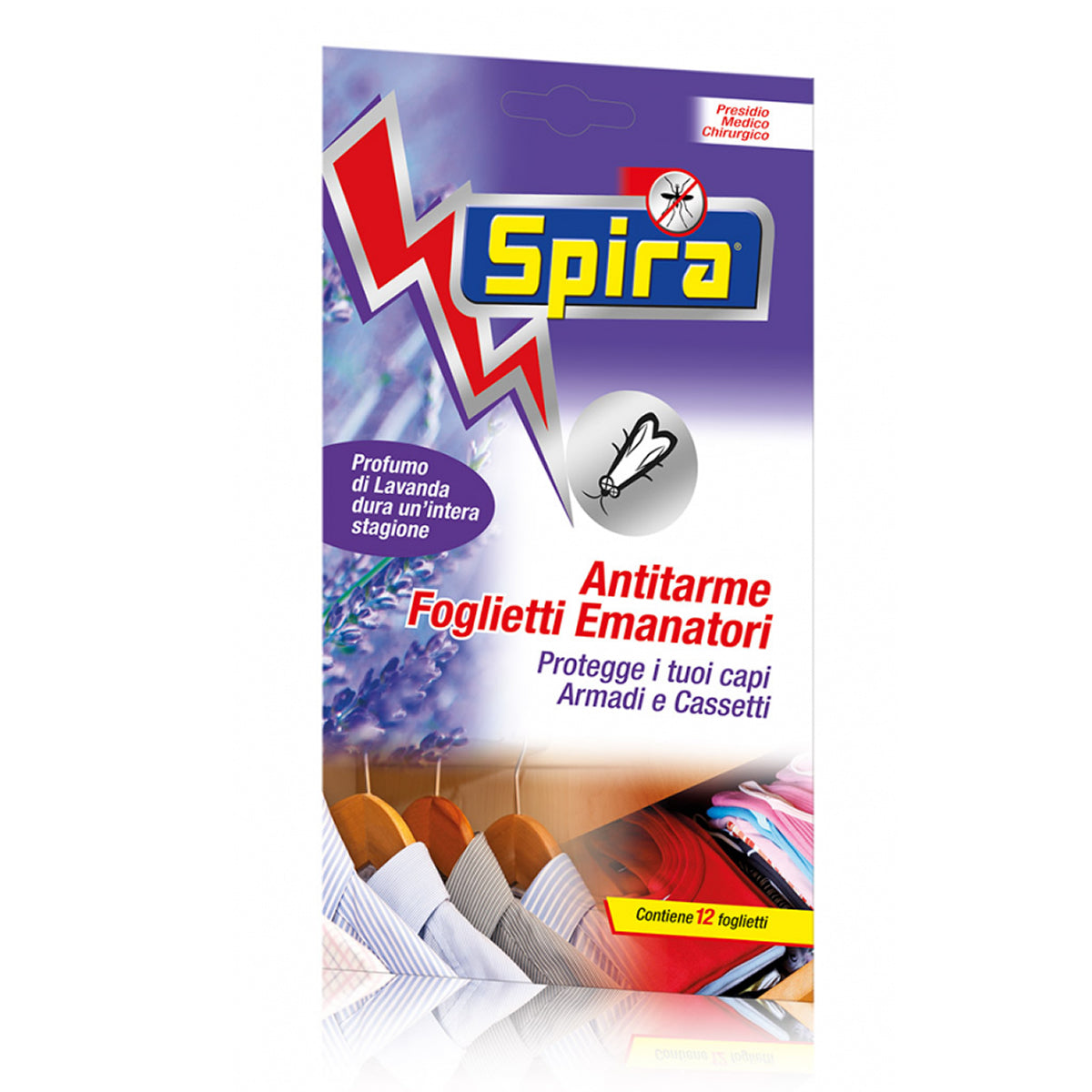Anti tarme foglietti pezzi 12