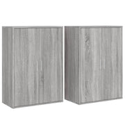 Buffet credenza cassettiera armadio mobile contenitore organizer per cucina soggiorno salotti set da 2 Sonoma 60 x 31 x 84 cm legno ingegnerizzato grigio 02_0036962