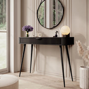 Mobile da Trucco Katerara, Toeletta un Cassetto, 100x38x78h cm Nero