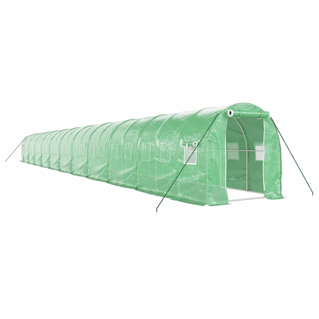 Serra con Telaio in Acciaio Verde 44 m² 22x2x2 m 3188026