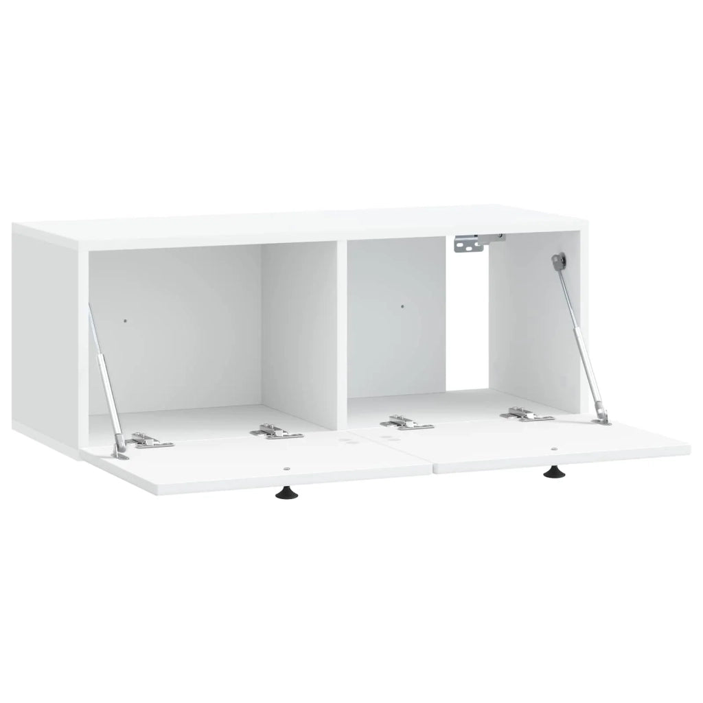 Mobile Porta TV da Muro Bianco 78,5 x 31 x 30 cm 898035