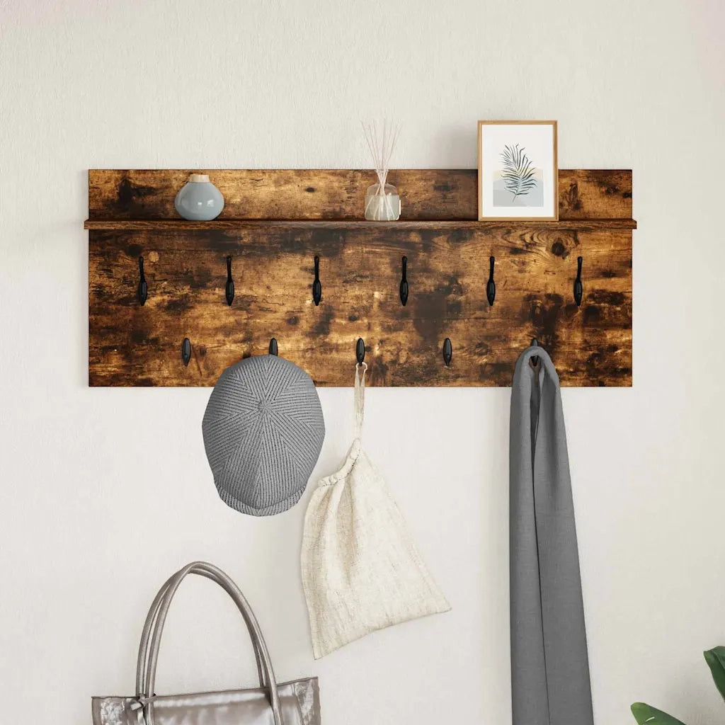 Appendiabiti a muro Rovere fum¨¦ 100 x 40 x 12 cm CFW5897403