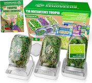 Set di Germinazione inclusa Semi di Germinazione - Coltiva i Tuoi Semi a Casa - Bacinella di Germinazione & Corso Video - Set di 1, 2 o 3 contenitori di germinazione