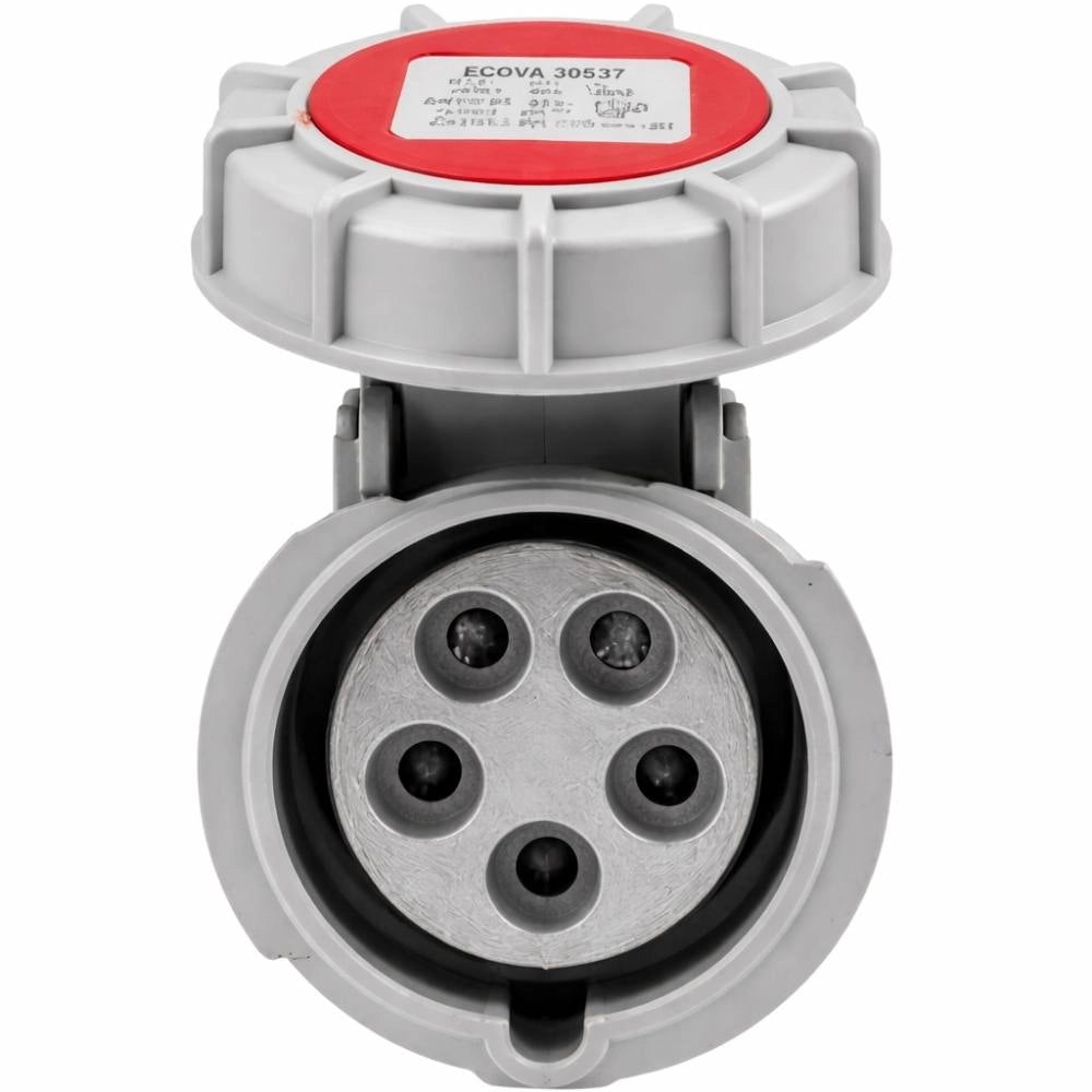 Presa mobile industriale ecova ip67 trifase 16a e 32a *** ampere 32 ampere, confezione 1