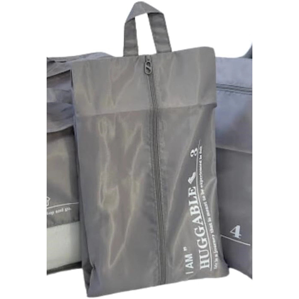 Trade Shop - Organizer Viaggio Casa Borsa Impermeabile Organizzatore Valigia Grigio 38x23x12cm 87711 -