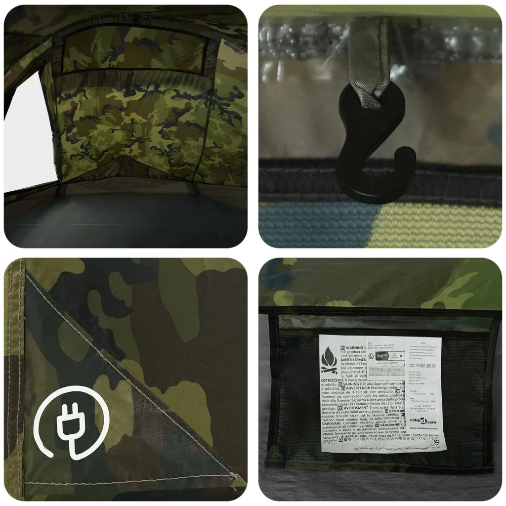 Tenda da backpacking Mimetico 4 persone