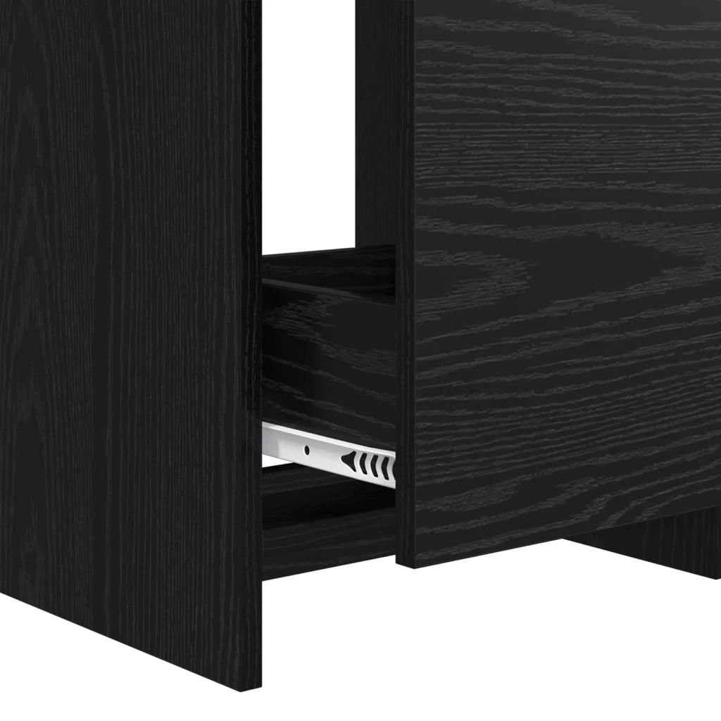 Set di mobili per il bagno Rovere Nero 61 x 40 x 84,5 cm 3404367
