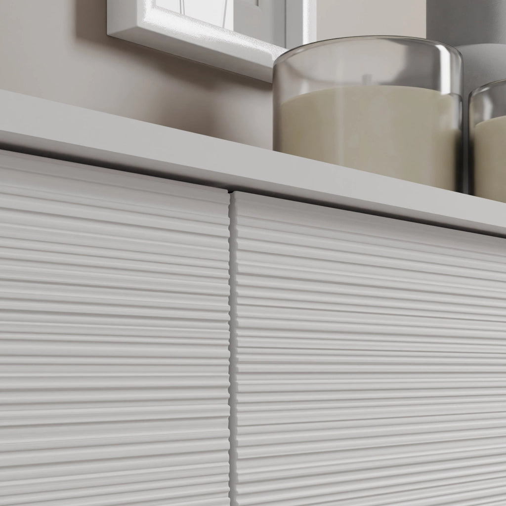 TAVOLINO SHERWOOD 110x55 BIANCO OPACO
