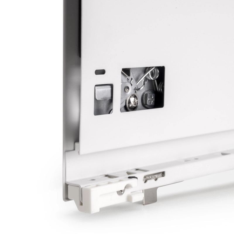 Cassetto esterno Vertex con regolazione 3D altezza 178mm, 40kg, profondità 550mm, Acciaio, Grigio antracite