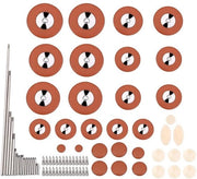 Kit di manutenzione Alto Sax - Kit di riparazione - Materiali di alta qualità - Multicolore - Per strumenti a fiato - Incluso ancia - Per Alto Sax