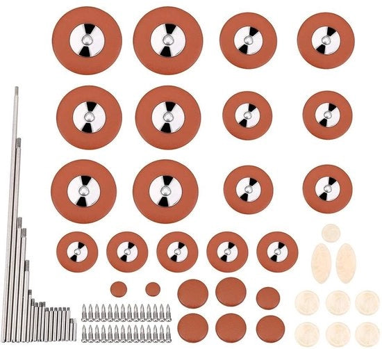 Kit di manutenzione Alto Sax - Kit di riparazione - Materiali di alta qualità - Multicolore - Per strumenti a fiato - Incluso ancia - Per Alto Sax