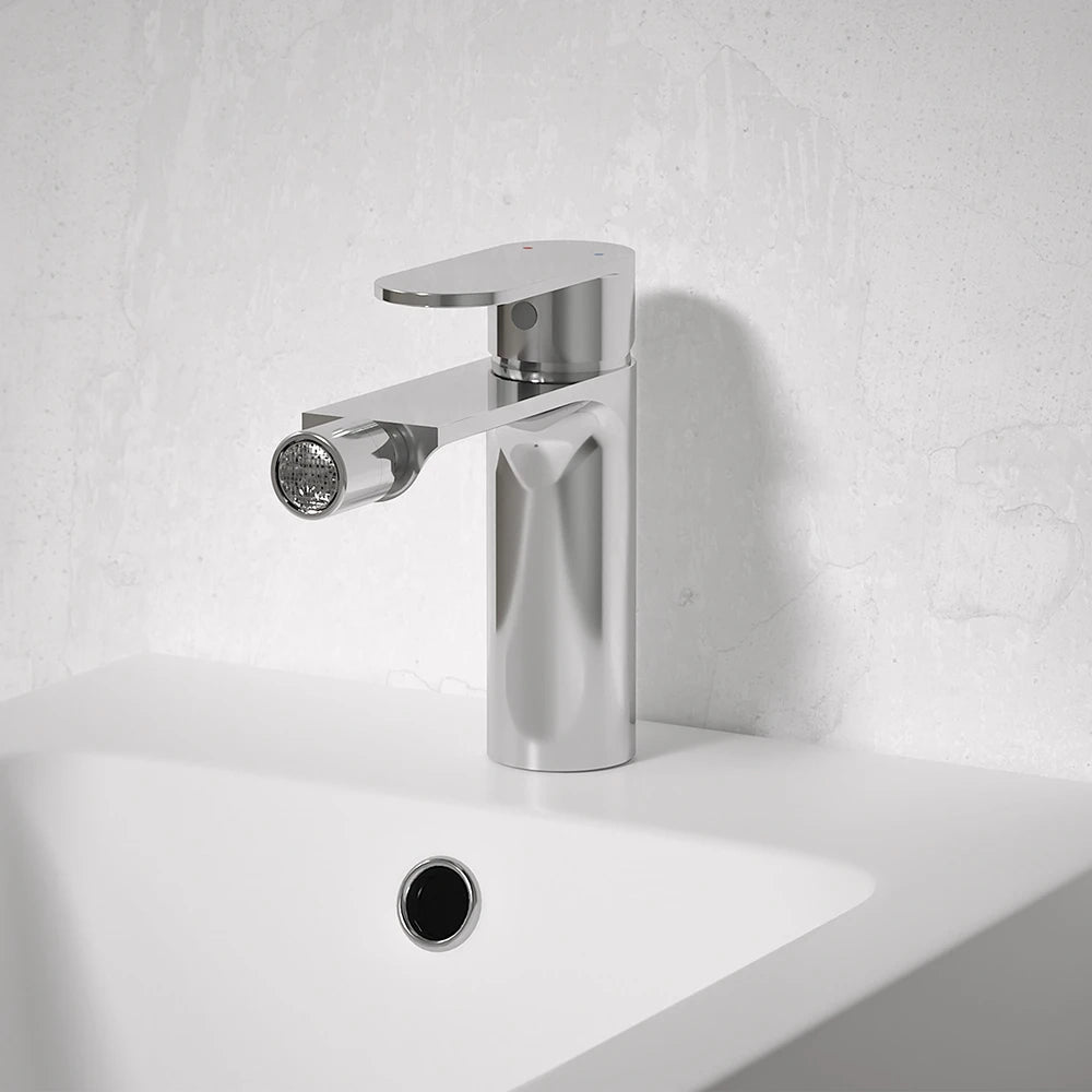 Set miscelatori: lavabo alto bidet senza scarico e incasso doccia monocomando cromato | Kerry