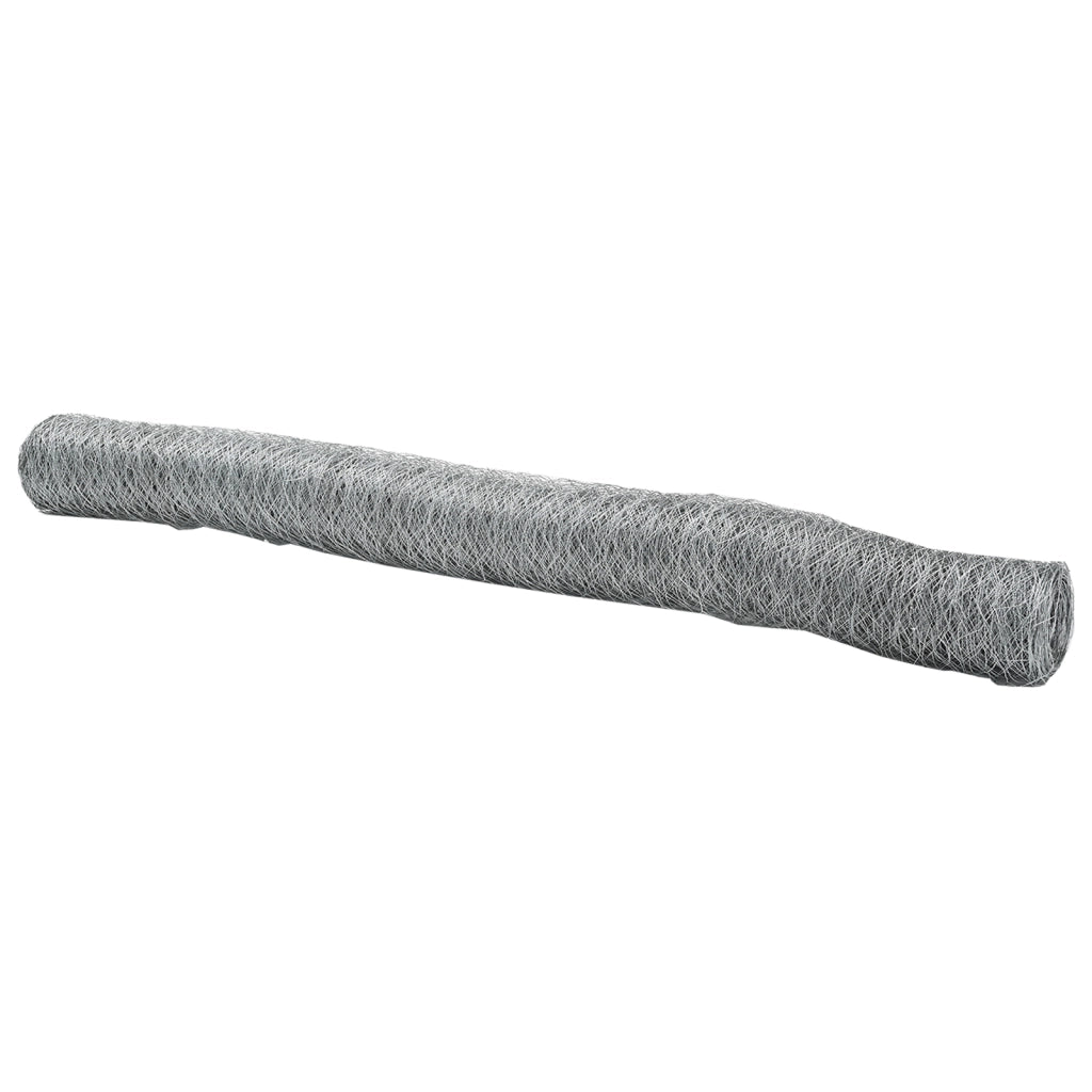Recinzione Esagonale 1x100 m in Acciaio Galvanizzato