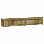 Fioriera | Cassetta per fiori | Vaso da Giardino 180x31x31 cm in Legno di Pino Impregnato
