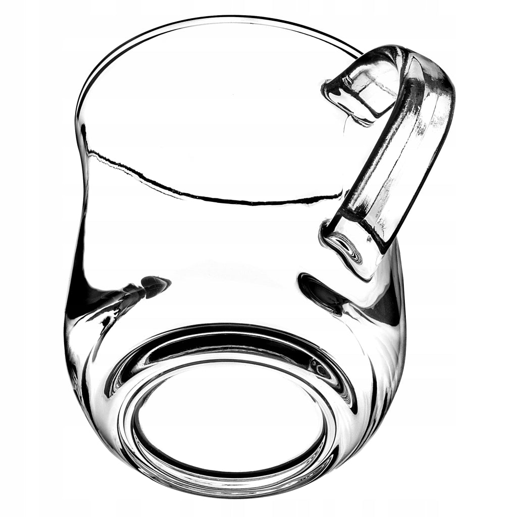 Bicchiere KADAX da 320 ml per caffè, tè, bevande, latte macchiato, acqua, con manico per succhi di frutta.