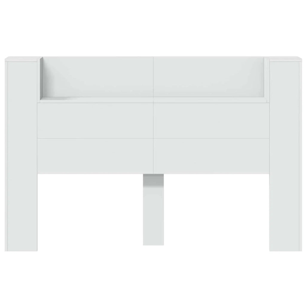 Testiera | Testata Bianco 160 x 16,5 x 103,5 cm Legno multistrato