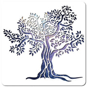 Stencil per Parete Reutilizzabile - Formato Grande 30 x 30 cm - Decorazione per la Casa - Pannelli per Dipinti - Adatto a Diversi Utilizzi