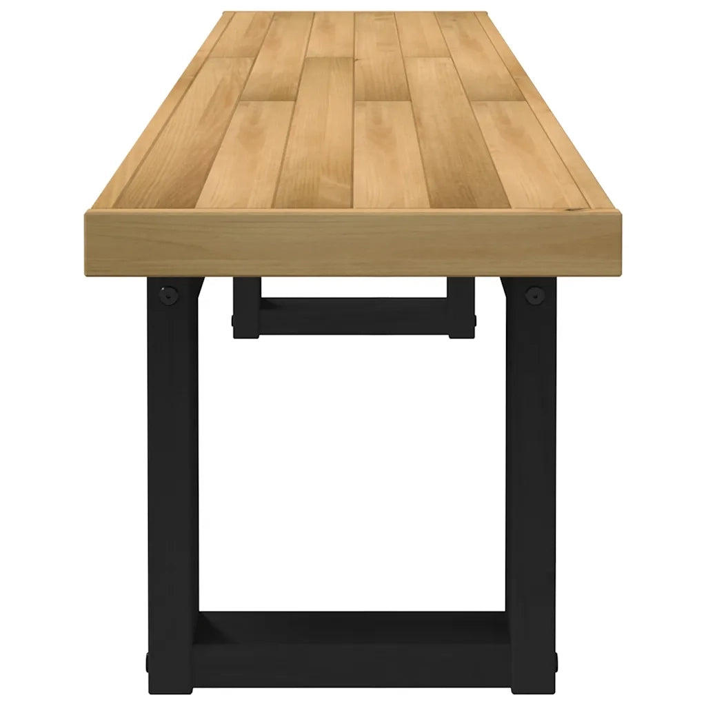 Panca Pranzo NOAIN Gambe a Forma U 180x40x45 cm Legno Massello 4100050