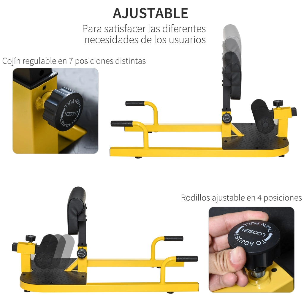Sedia da Palestra Multifunzionale 3 in 1 ¨C zephmum ¨C Giallo