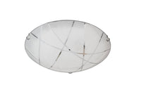 Plafoniera da Interno  E27 in Vetro Bianco