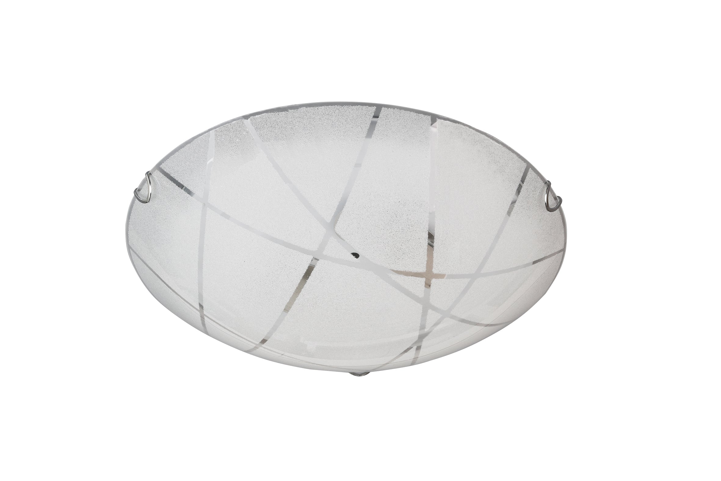 Plafoniera da Interno  E27 in Vetro Bianco