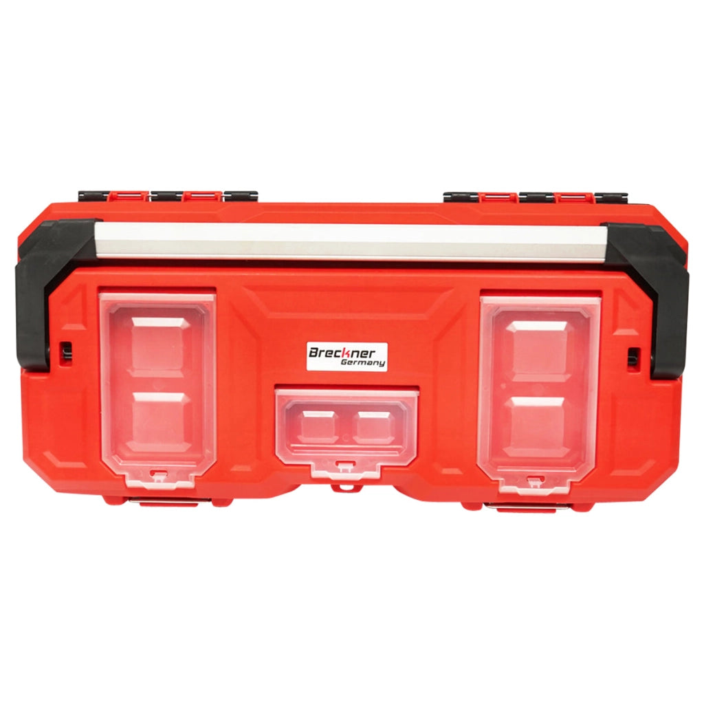 Cassetta portautensili professionale con manico in alluminio 676x314x300 mm – Breckner Germany