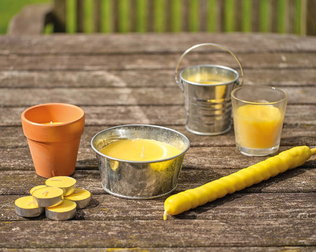 KIT CANDELE ALLA CITRONELLA IN TERRACOTTA Ø cm 6x6h - confezione 6 pezzi