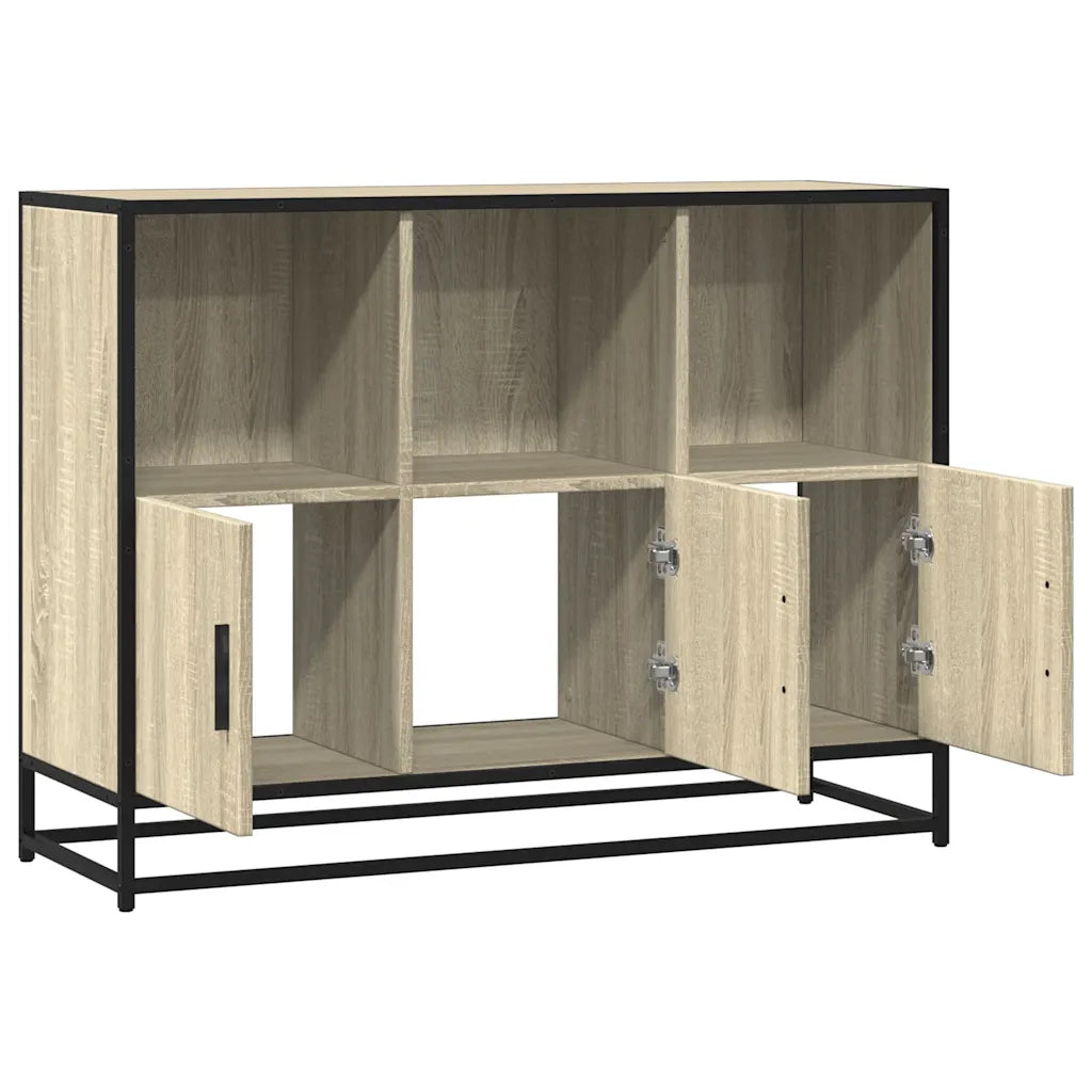 Credenza Rovere Sonoma 100x35x76 cm in Legno Multistrato 849030