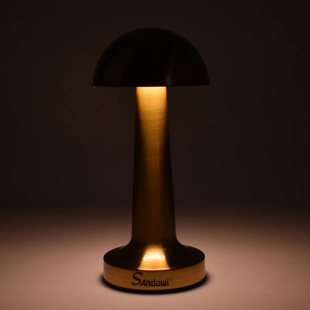 Trade Shop - Lampada Da Tavolo Decorativa Led A Fungo Luce Bianca 3 Intensità Di Luce Q-tl142 -