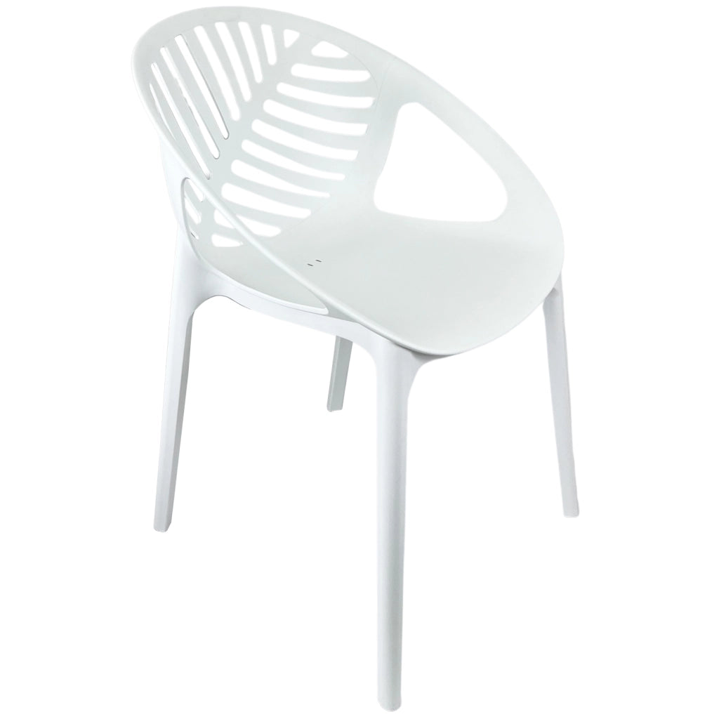 Marvin Sedia In Polipropilene Sierra Poltrona Da Interno Esterno Giardino Impilabile Design Moderno Natur Bianco/1 Sedia