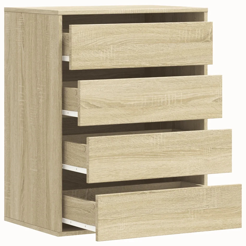 Cassettiera Angolare Rovere Sonoma 60x41x76cm Legno Multistrato CFW1385603