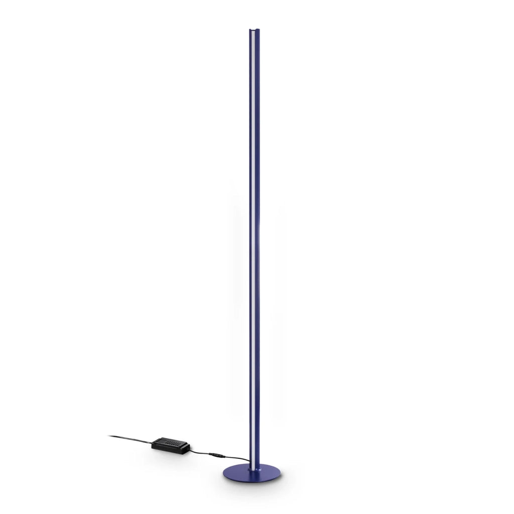 Lampada Da Terra DORICA LED 50W Luce Calda 3000K Blu Ideal Lux