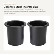 2 Pezzi di Tubo Inverter per Subwoofer Resistente ai Roditori Rete