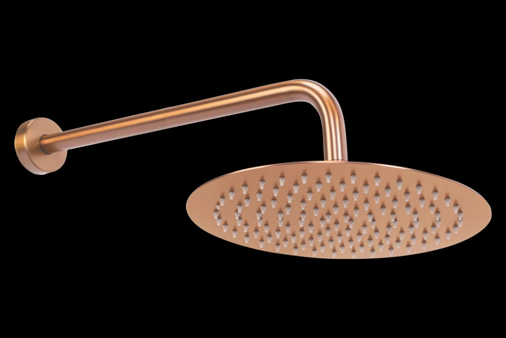 Set Doccia Da Incasso Rea Lungo Copper Brush + Box
