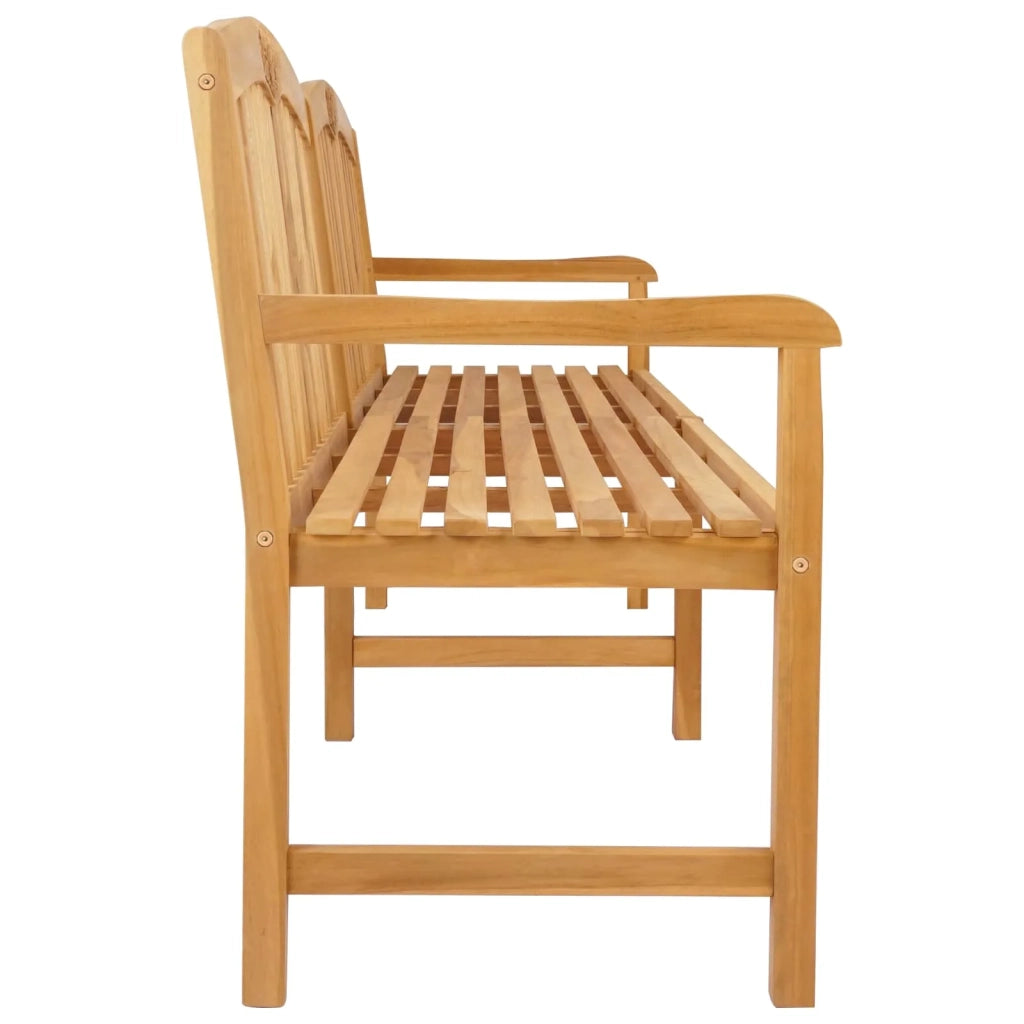 Panchina in legno intagliata a mano Naturale 228 x 60 x 90 cm