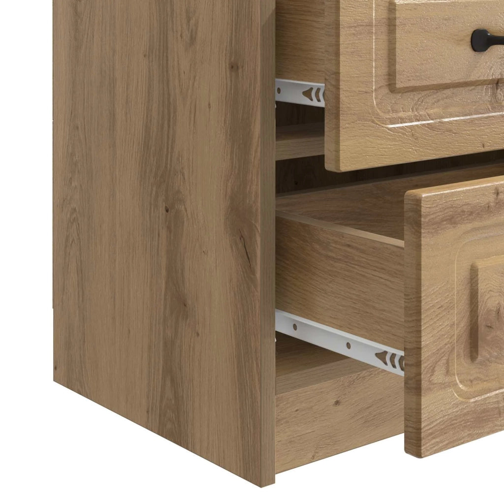 Armadio da Notte Rovere Artigianale 43 x 34,5 x 44,5 cm 895693