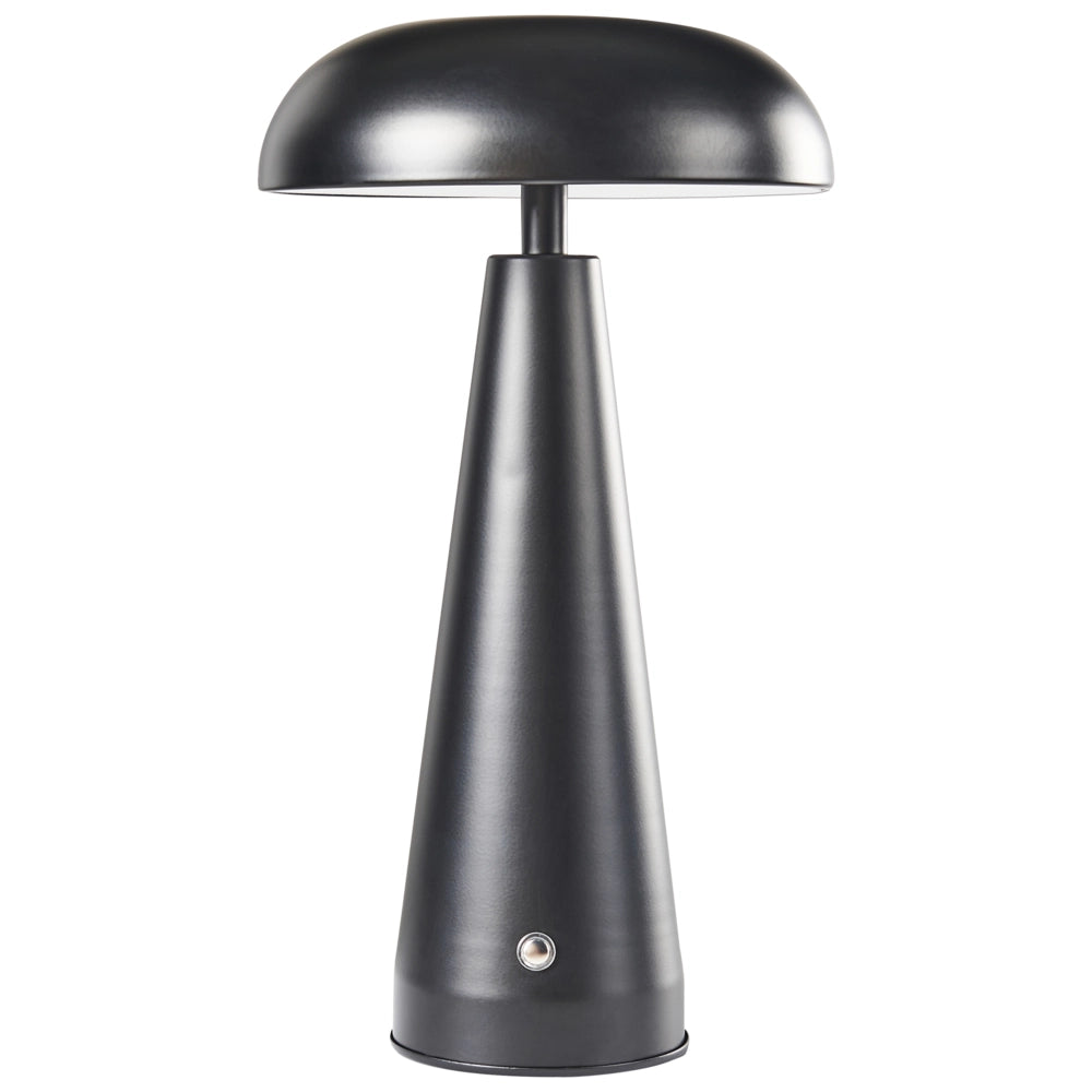 Lampada da tavolo in metallo nero per interni con dimmer senza fili Luce domestica Design moderno