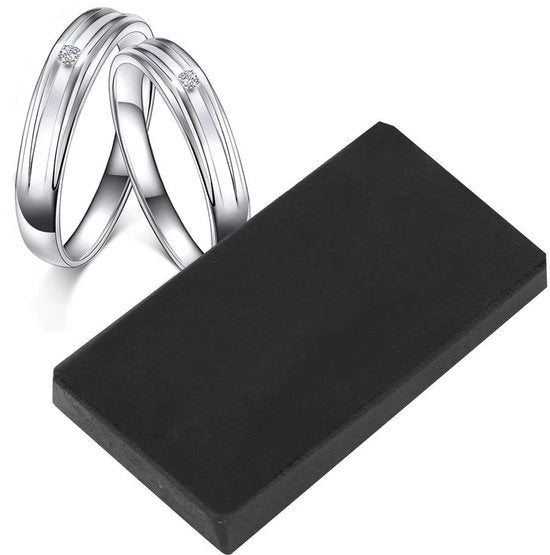 Pietra di Test per Oro Professionale - Cinturino Metallico Nero - Pietre di Contatto Gialle - Accessori di Gioielleria - Facile da Utilizzare - Ideale per Testare il Contenuto di Oro