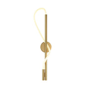 Maytoni Applique moderna Tau 1 luce LED integrato oro alluminio