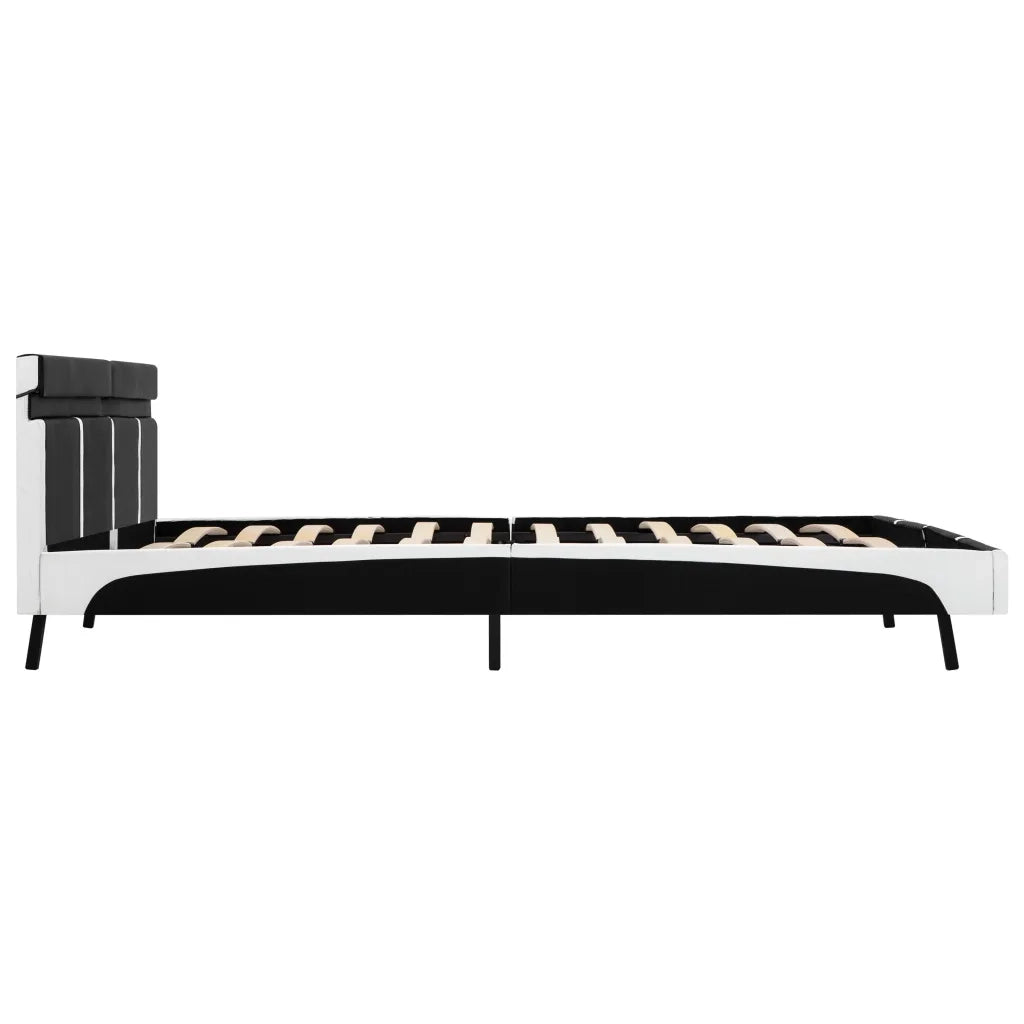 Giroletto con LED Nero in Similpelle 180x200 cm cod mxl 70701