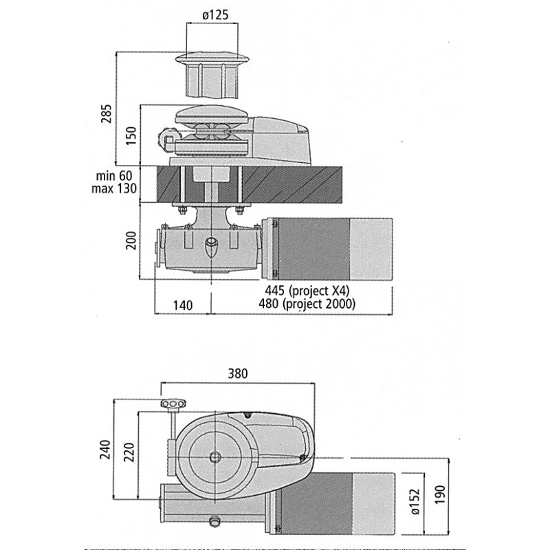 X4 2300W 24V. C/CAMPANA MM. 12