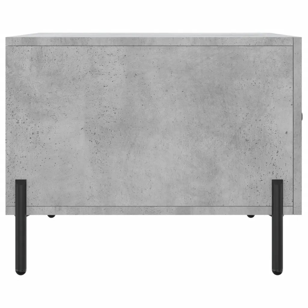 Tavolino Salotto-Tavolino da soggiorno-Tavolo Grigio Cemento 50x50x40 cm Legno Multistrato 769407