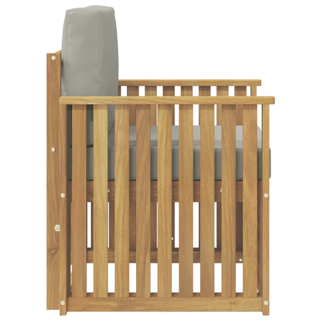 Set di divani da esterno-Sofa da giardino Poliestere Bianco 377395