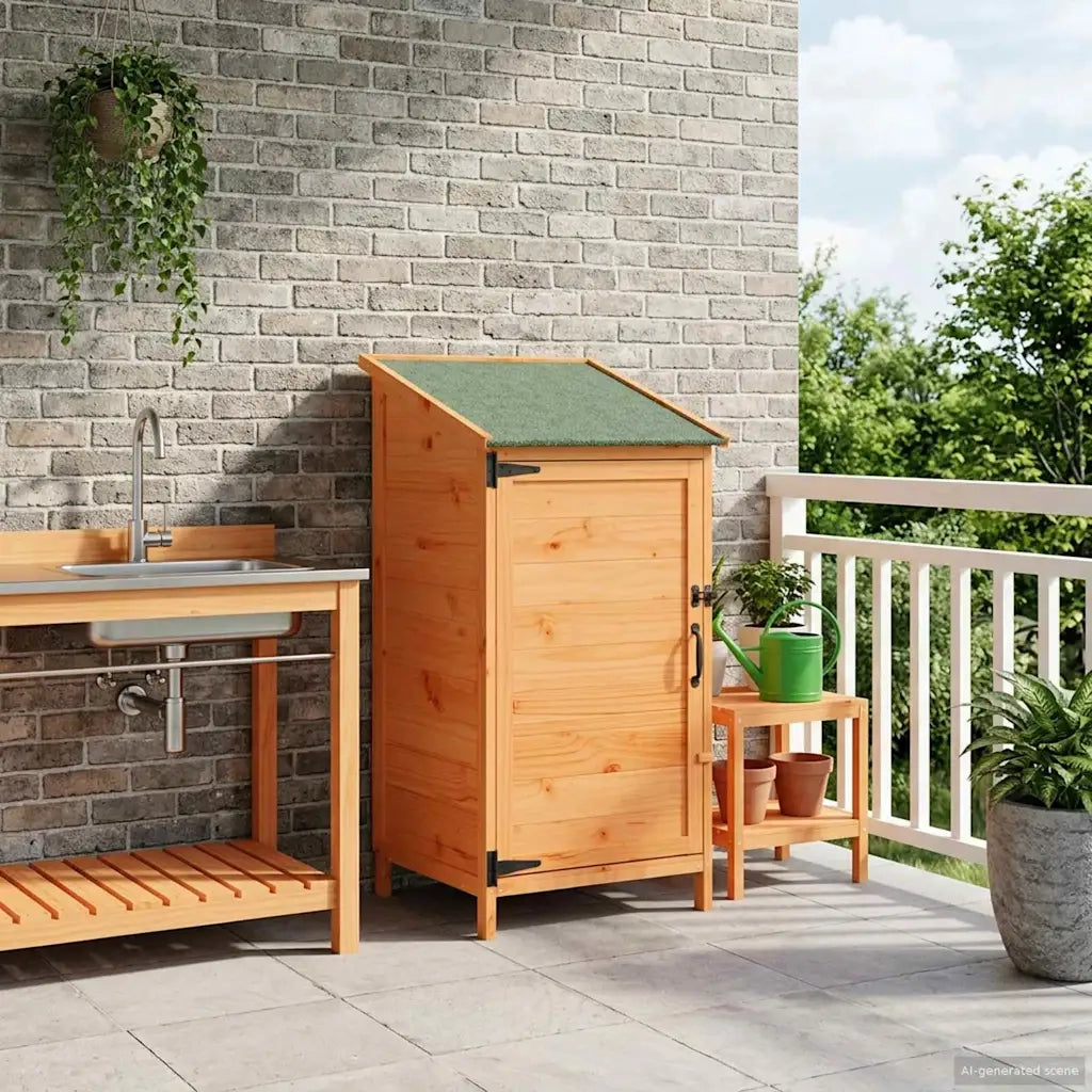 Capanno da Giardino Marrone 59 x 56 x 113,5 cm CFW9430132