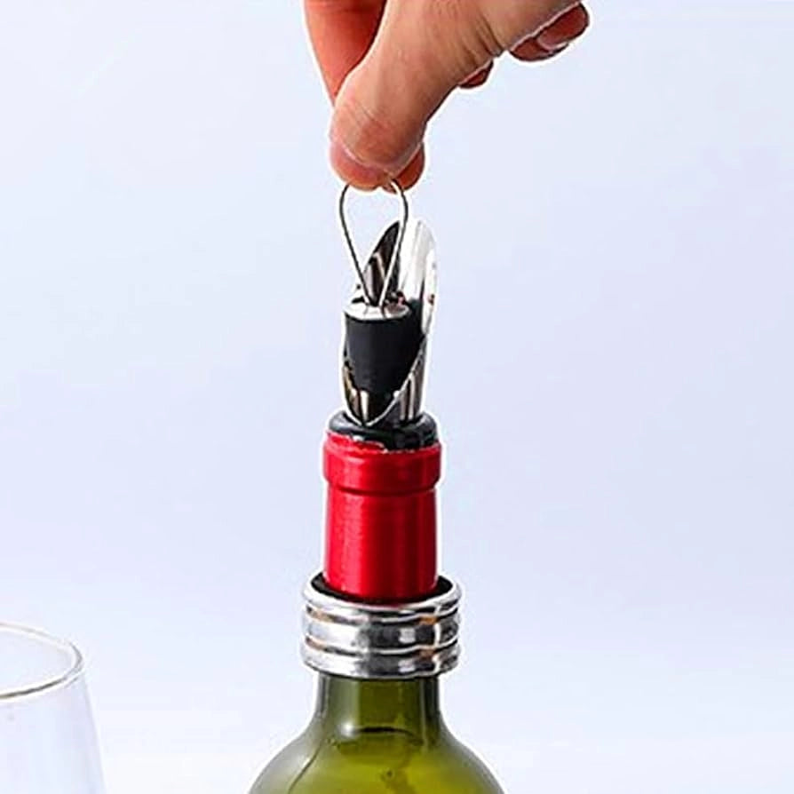 TAPPO PER BOTTIGLIE VERSA-VINO Confezione 2 pezzi - DE LUCA COLTELLERIE