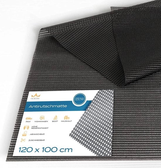 Mat antislip universale, 120 x 100 cm, tagliabile e lavabile, mat per tappeto, mat per auto.
