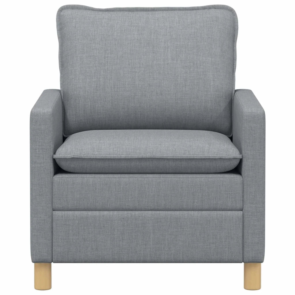 Divano Grigio Chiaro 76 x 81 x 87,5 cm Tessuto