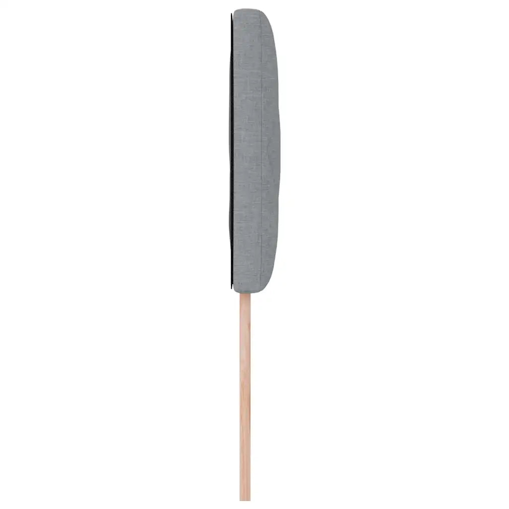 Testiera LED Grigio chiaro 100 cm Tessuto 3338200