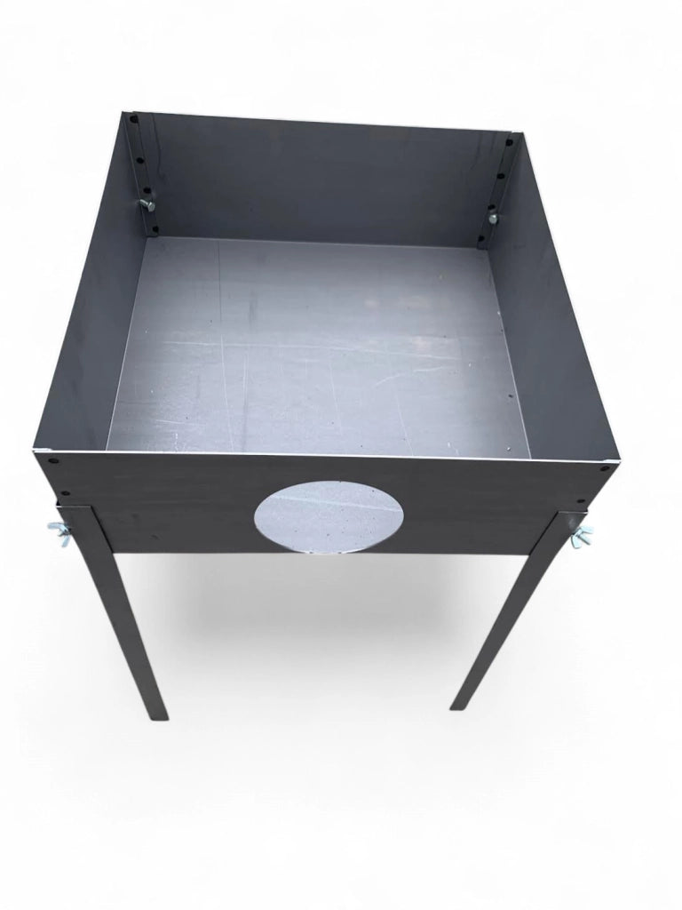 Supporto in Ferro per Fornellone a Gas, 41x41x63,5 cm H, Struttura con Gambe in Ferro SENZA fornellone